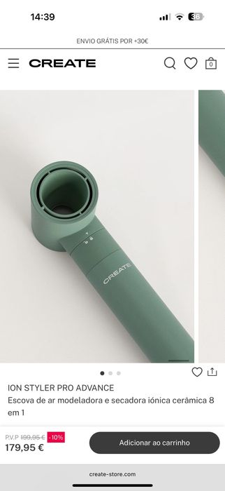 Modelador de cabelo e secador