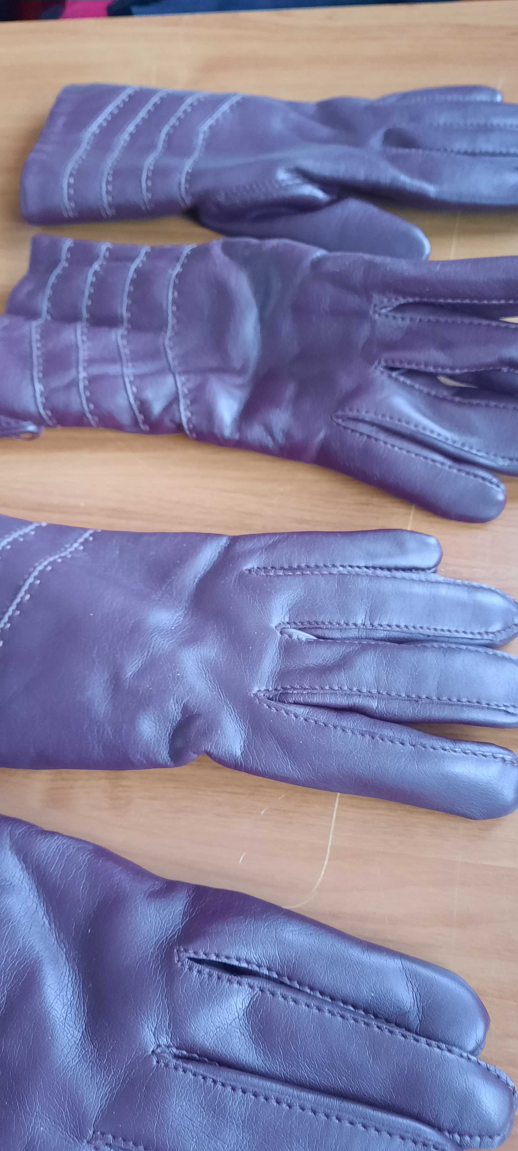 Rękawiczki z kożuszkiem mały rozmiar S