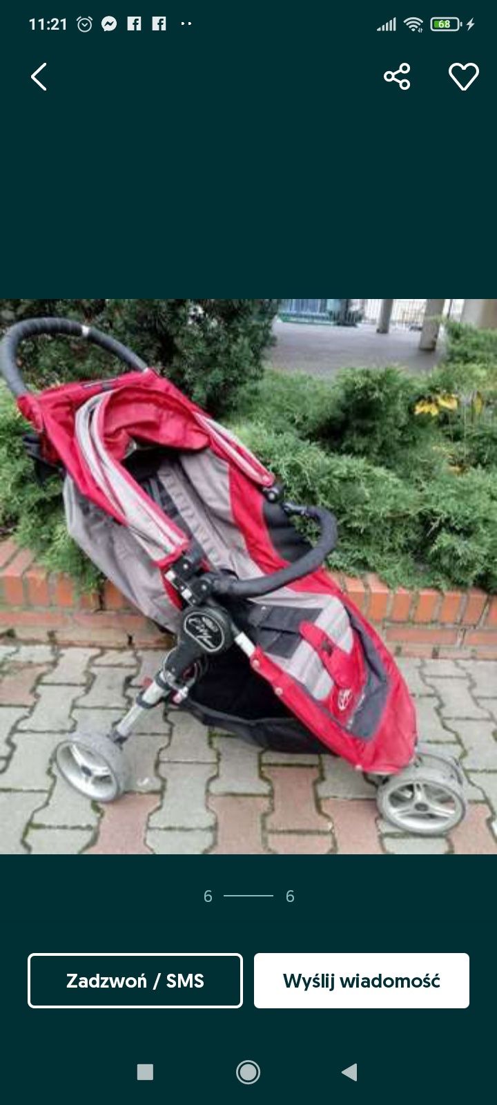 Wózek Baby Jogger City Mini z pełnym wyposażeniem