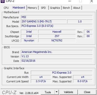 Płyta główna ATX MSI Z97 GAMING 5 LGA 1150