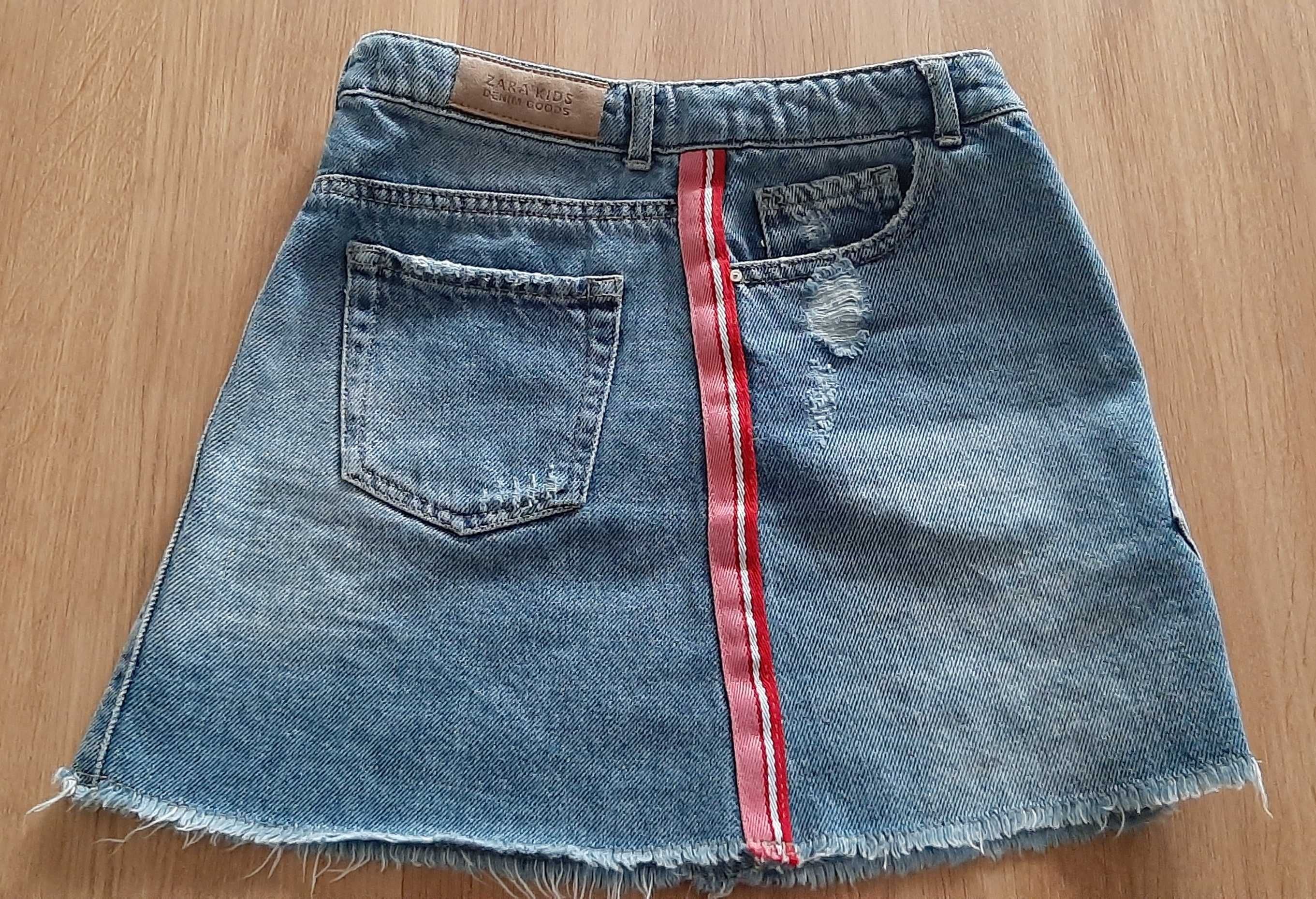 Zara jeansowa spódniczka 10 lat
