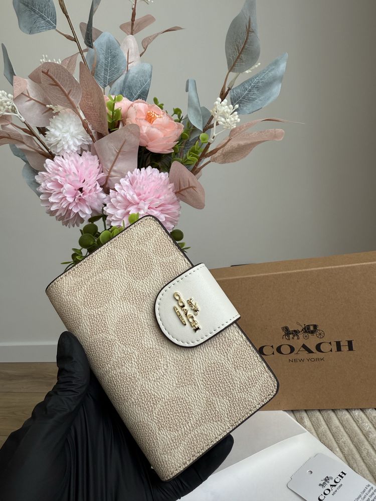 Гаманець коач coach натуральна шкіра оптом дропшипінг все в наявності