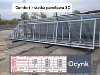 Brama przesuwna z siatką panel 3 D (5mx1,5m) Producent