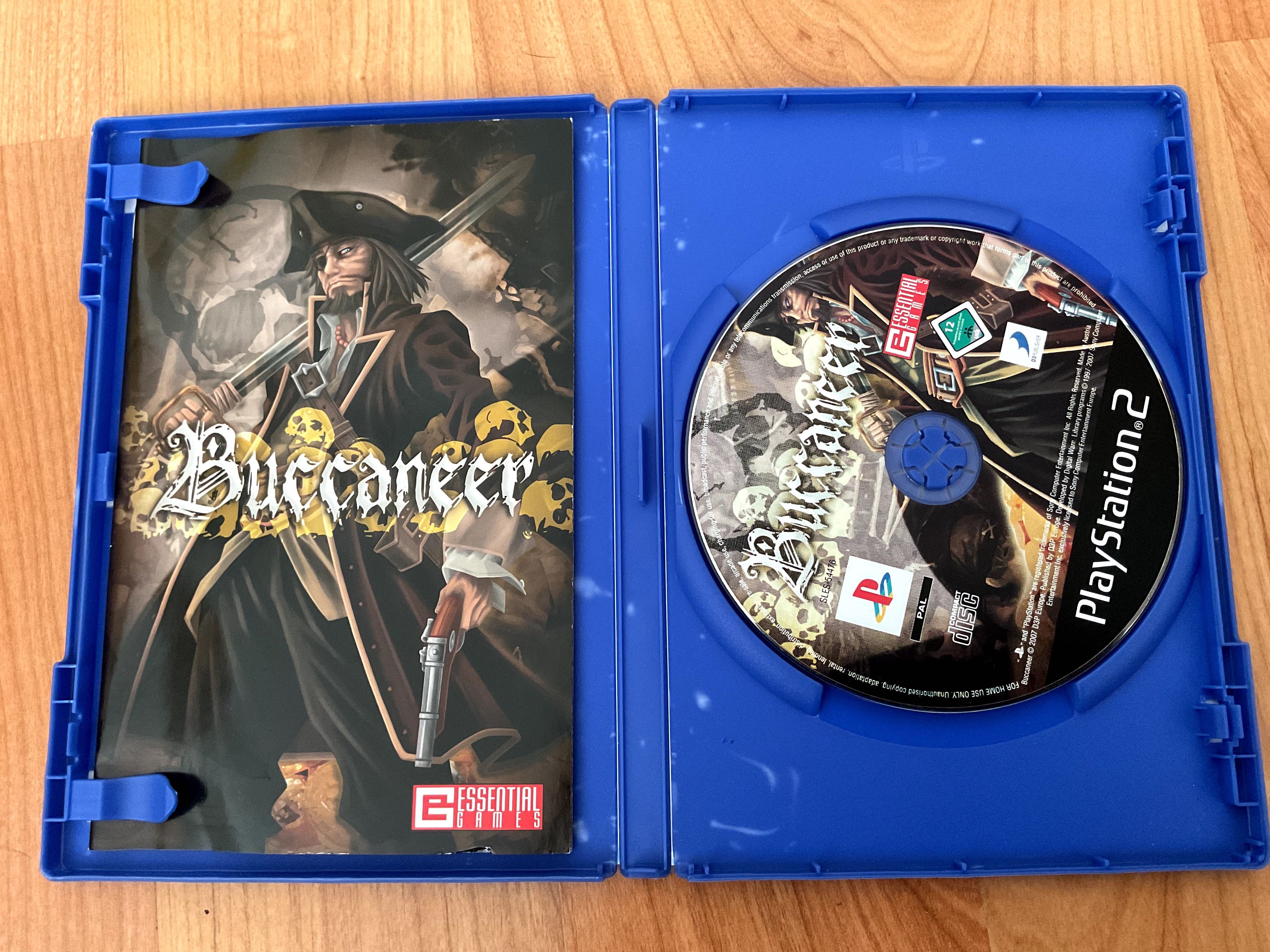 Jogo Buccaneer para Sony PlayStation 2 (PS2 - Capa Espanhol / Inglês)