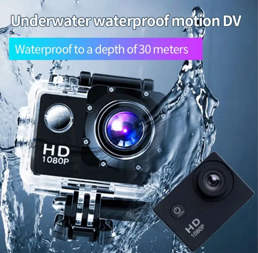 Camera de Video Aquatica Outdoor Mergulho Desporto