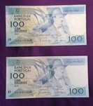 Notas de cem escudos