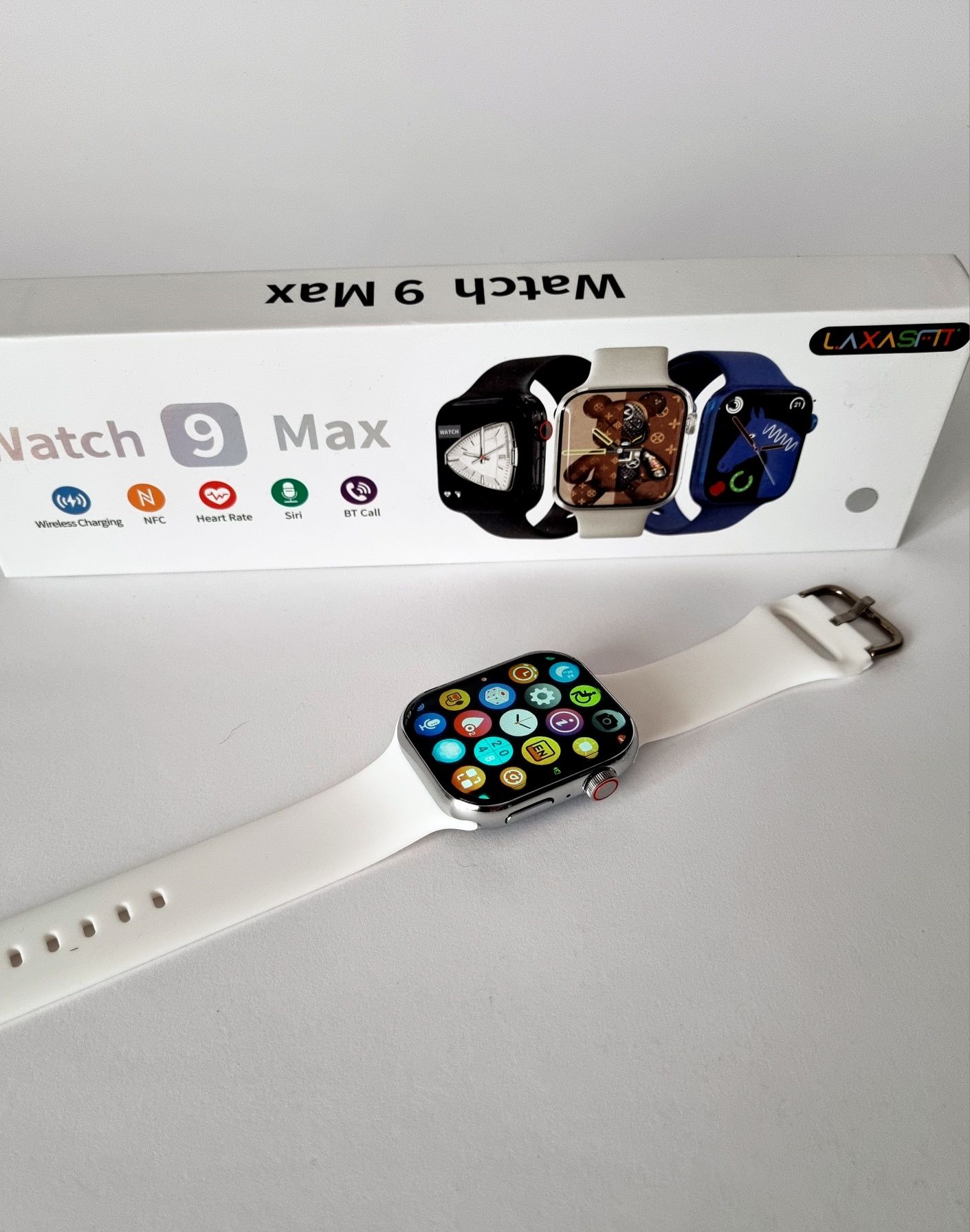 Smartwatch 9 Max srebrny