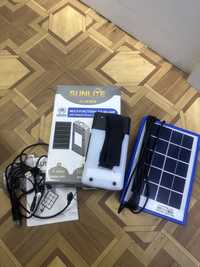 Багатофункціональна сонячна батарея з зарядним пристроєм для моб тел