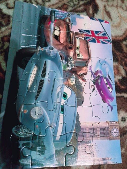 Продам крупні пазли! Машини. Не картон, Крутезна якість