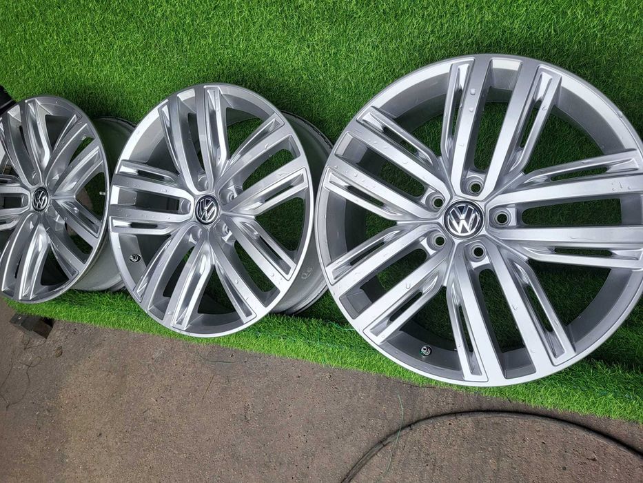[A26] ALUFELGI 19 5x112 ORYGINAŁ VW Tiguan,T-Roc,Arteon,Passat+Czujnik