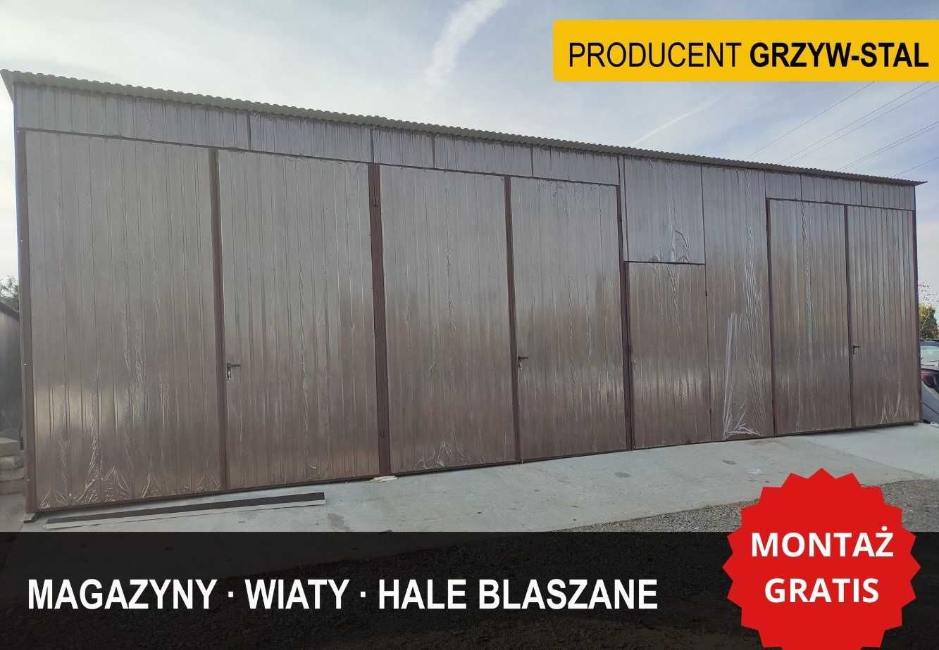 Garaż Blaszany / Wiata Blaszana / Hala / Magazyn / Blaszak - GrzywStal