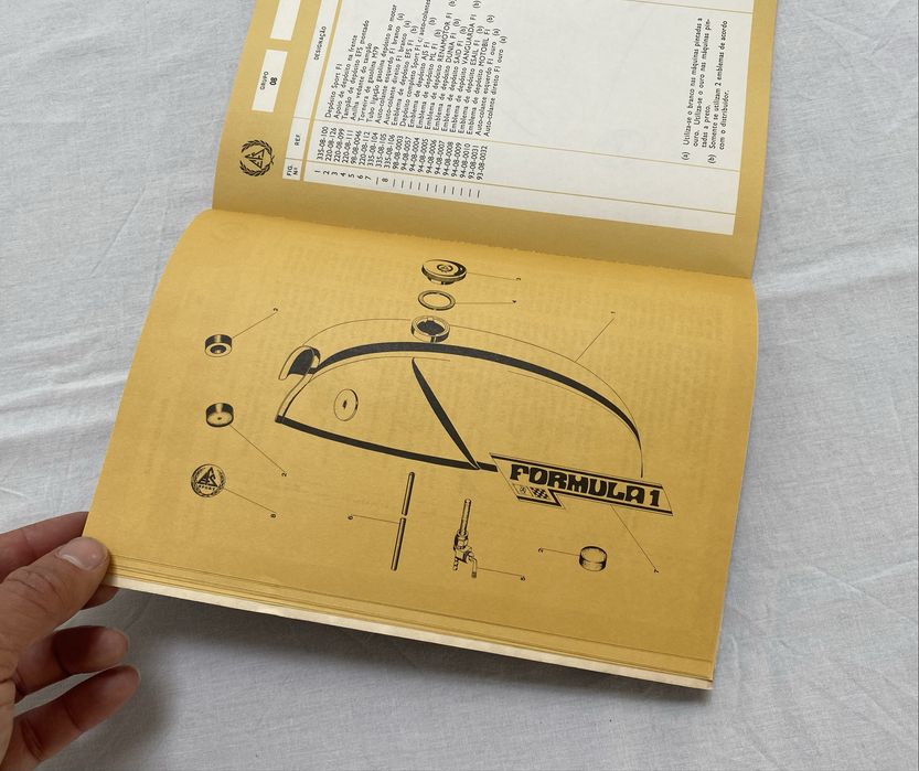 Catálogo de pecas ciclomotores EFS Eurico Ferreira Sucena “Formula 1”