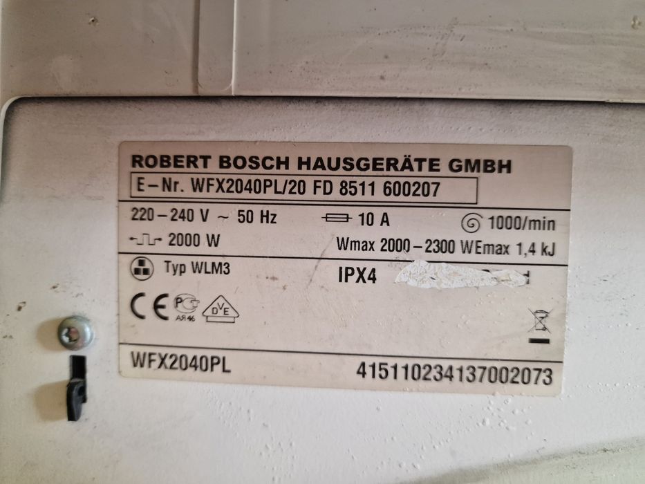 Pralka automatyczna Bosch Max Advantage