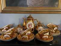 Conjunto de cha dourado Artibus