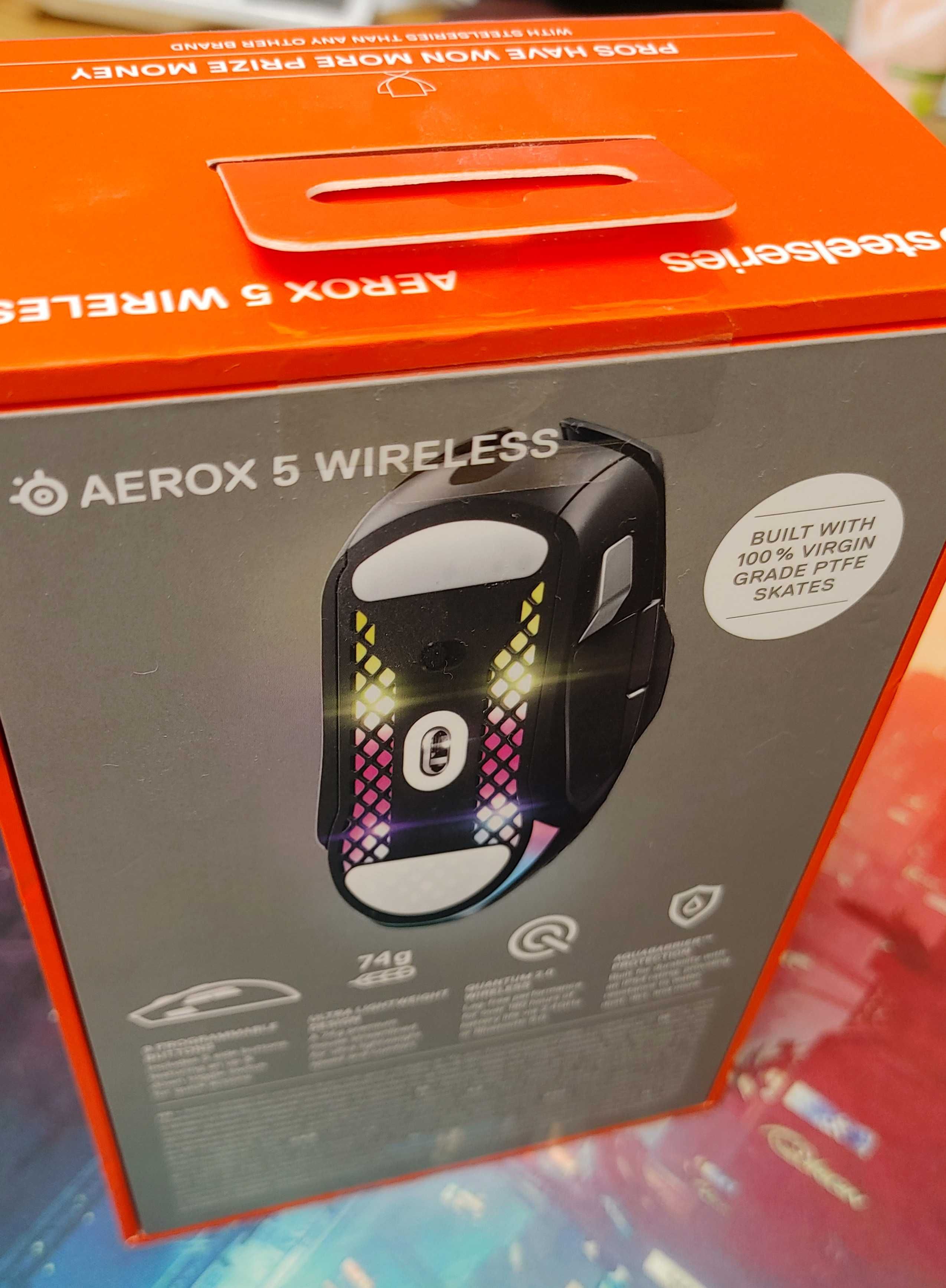 Мышь (маниипулятор) SteelSeries Aerox 5 Wireless Black