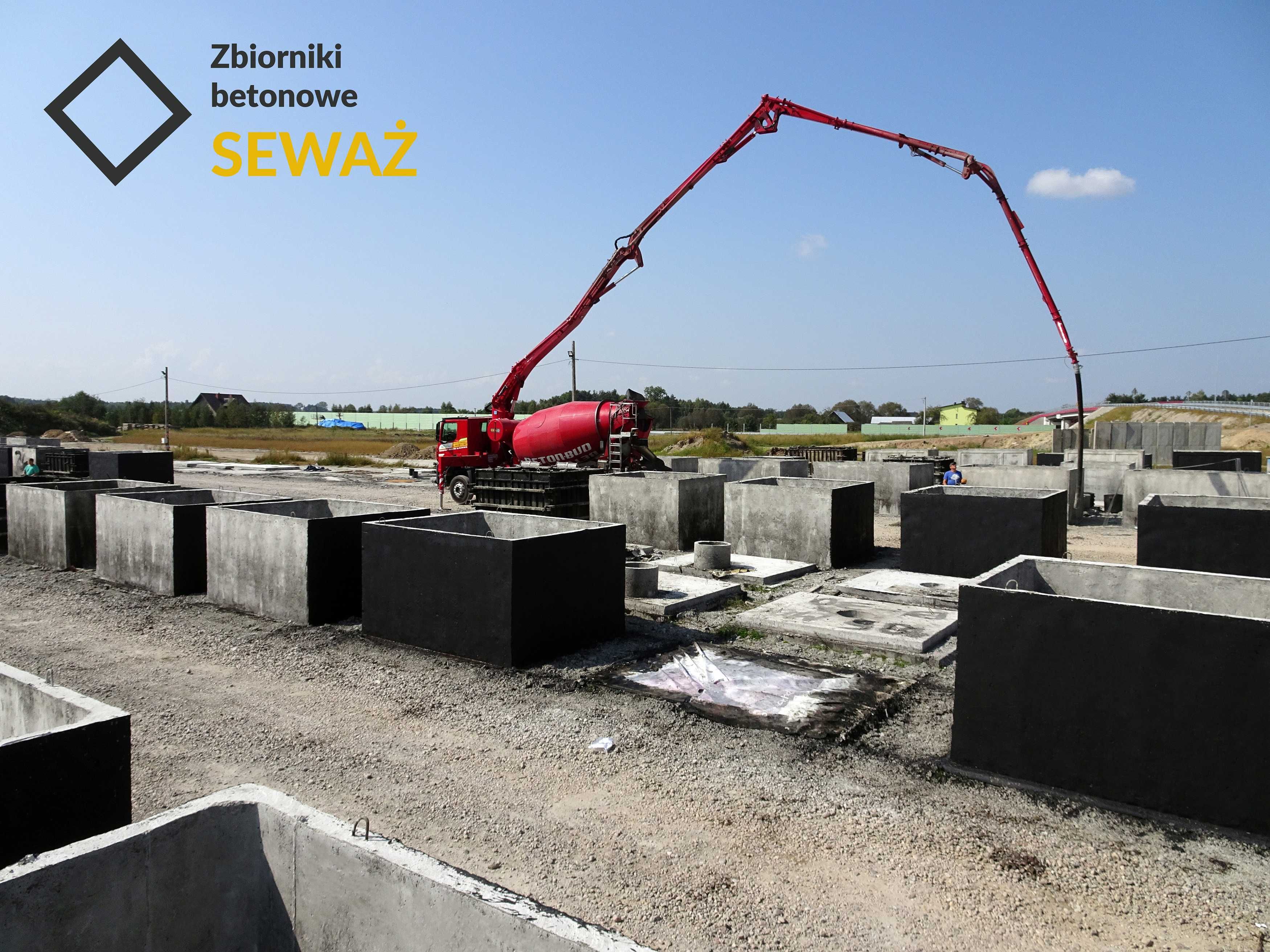 Zbiornik betonowy /Szambo betonowe na ścieki 10m3 -Kujawsko-Pomorskie