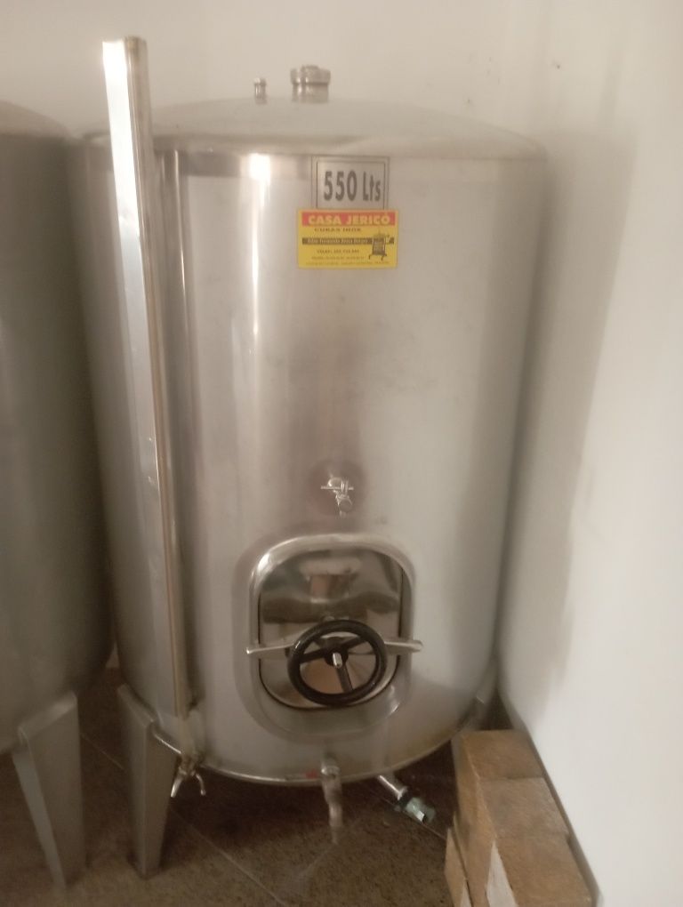 Cuba de inox 550 LTS