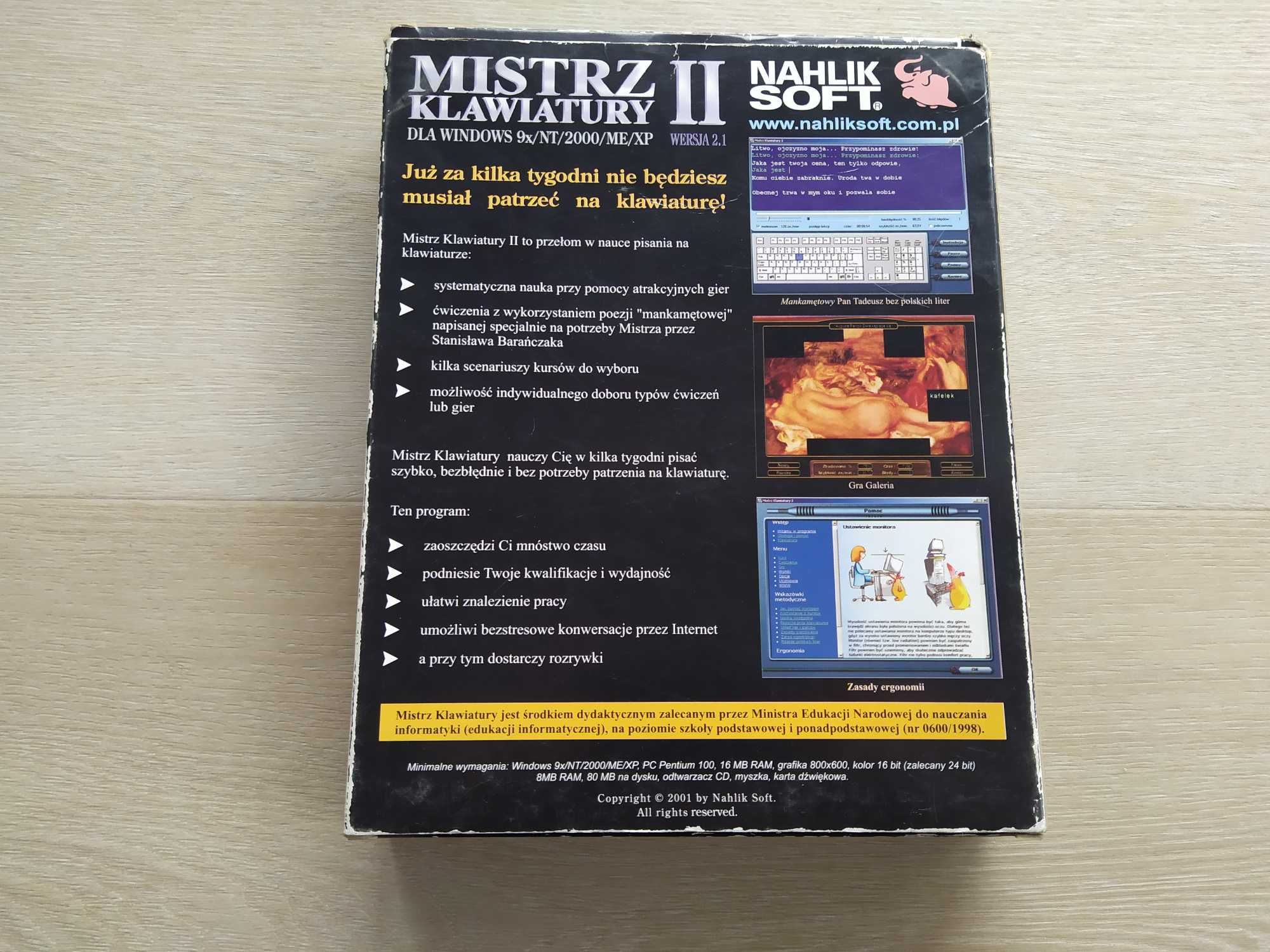 Mistrz Klawiatury II 2 BIG BOX + Licencja - UNIKAT - BIG BOX