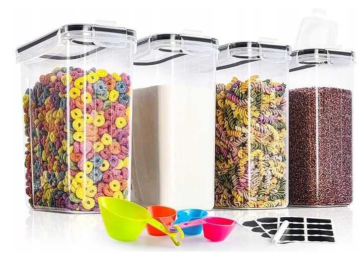 Storage Containers  4.0L 4sztuki duże pojemniki na żywność