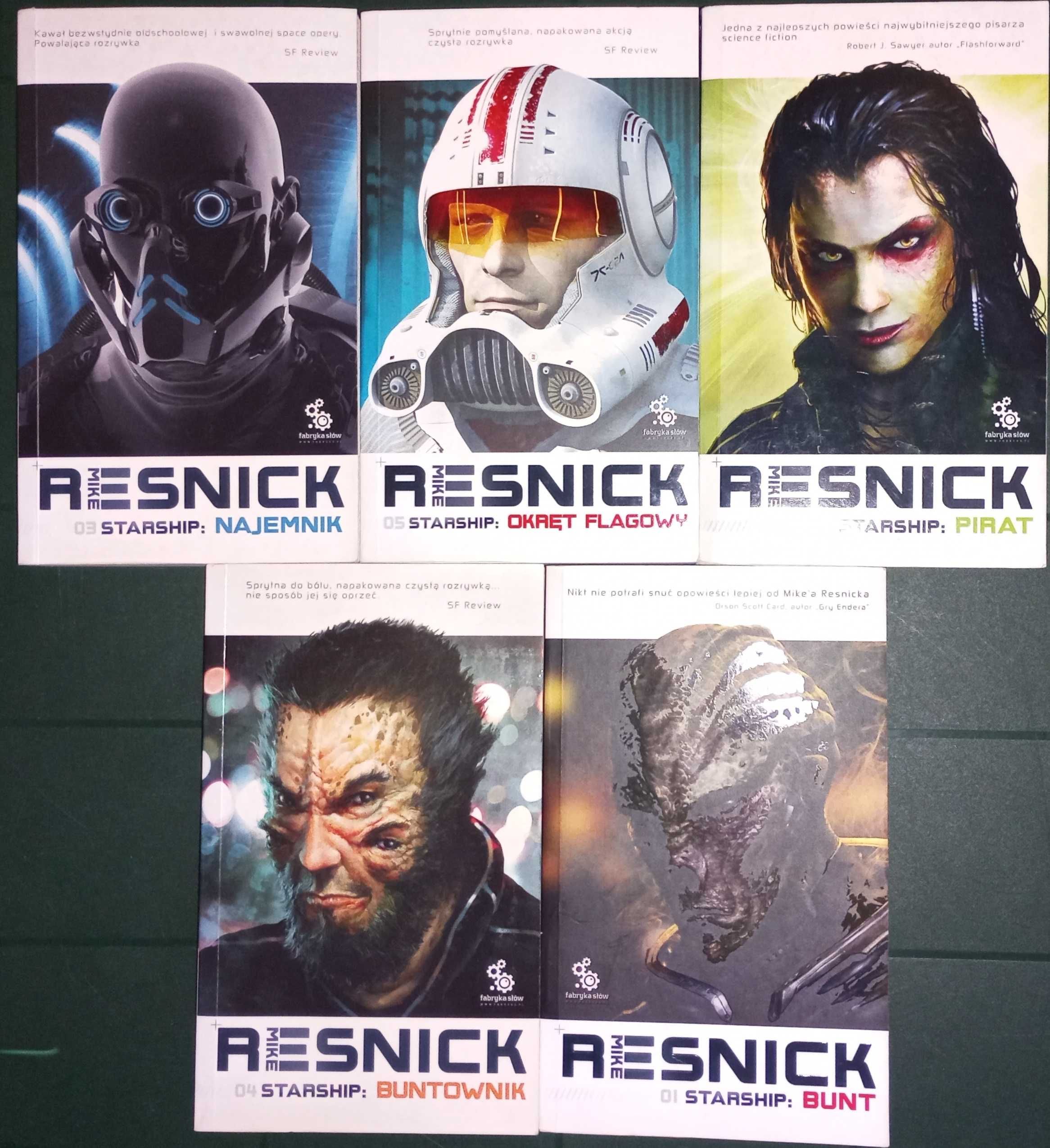 Mike Resnick Starship: Bunt, Pirat, Najemnik, Buntownik, Okręt flagowy