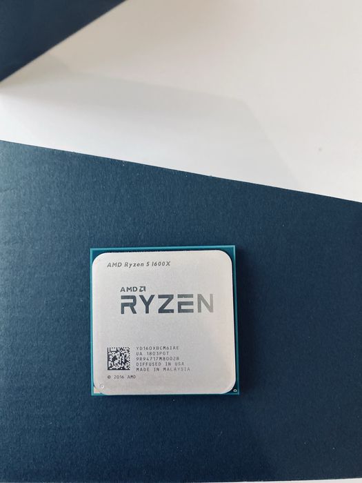 Процесор Ryzen 5 1600X 3,6 ГГц