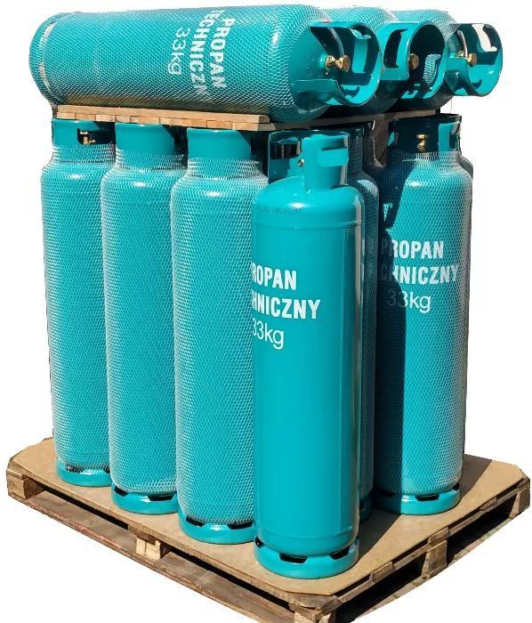 BUTLA GAZOWA 33 KG 16 szt Wysylka GRATIS! Nowa 500-FV23