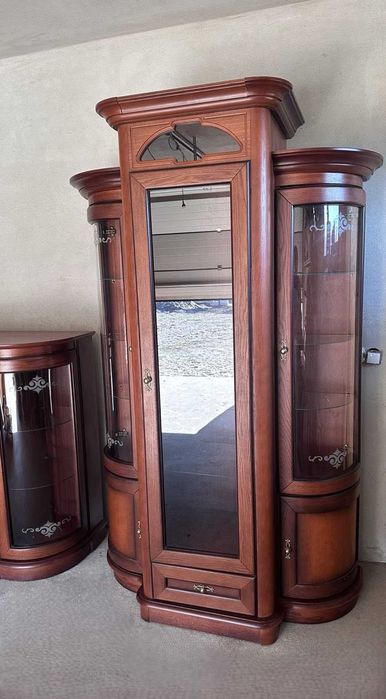 Piękna stylowa witryna serwantka MEBIN stan idealny ! Dowóz