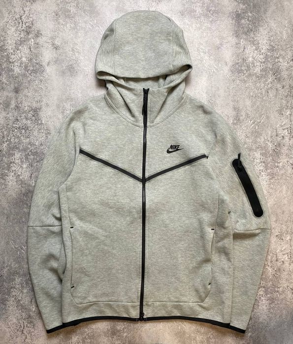 Nike Tech Fleece Теч Флис Найк М размер Кофта Серая