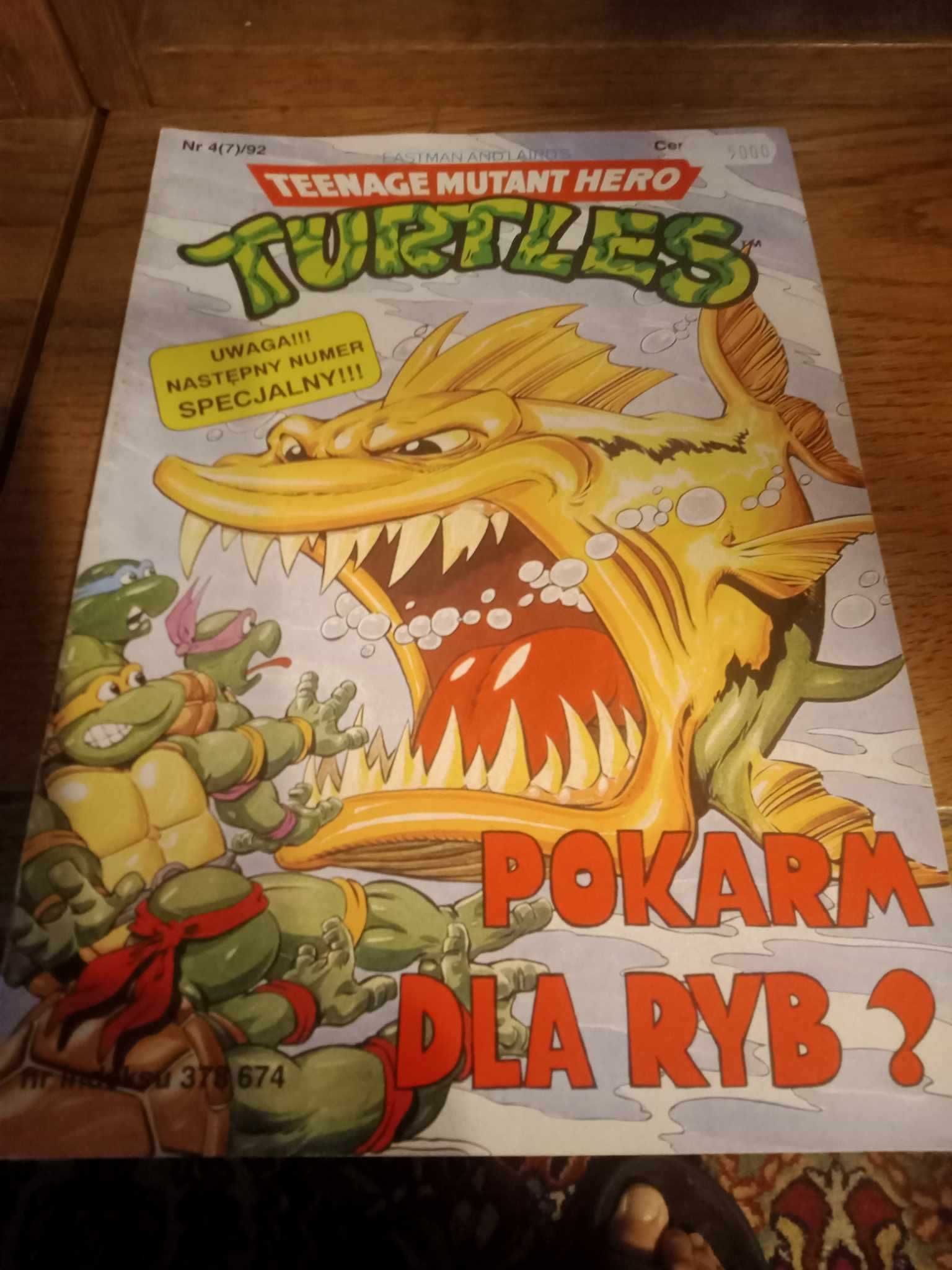 Turtles komiksy  rok 1992
