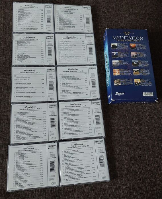 Meditation płyta 10 CD Classical Relaxation muzyka relaksacyjna