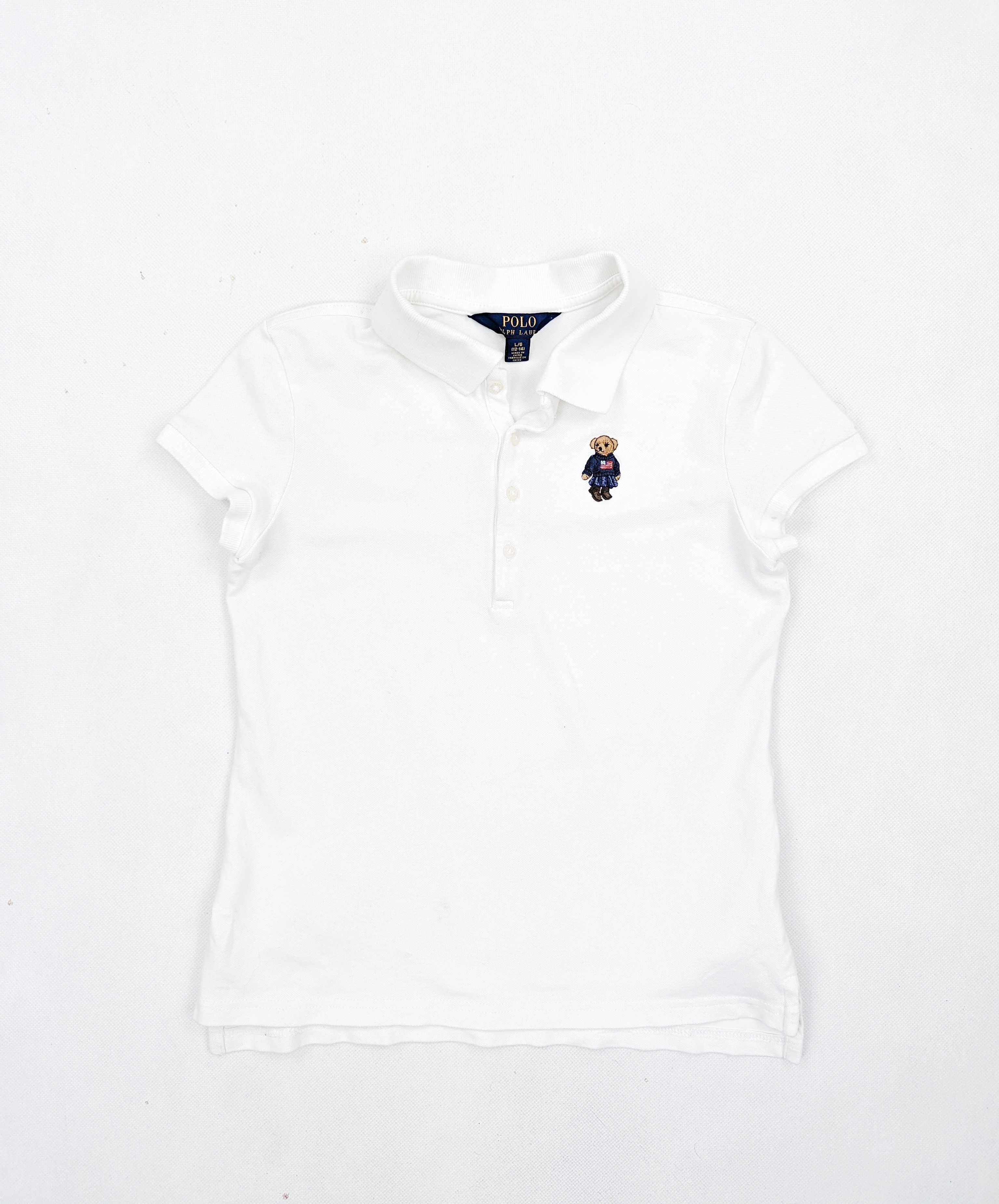 Polo Bear Polo Ralph Lauren biała koszulka polo XXS