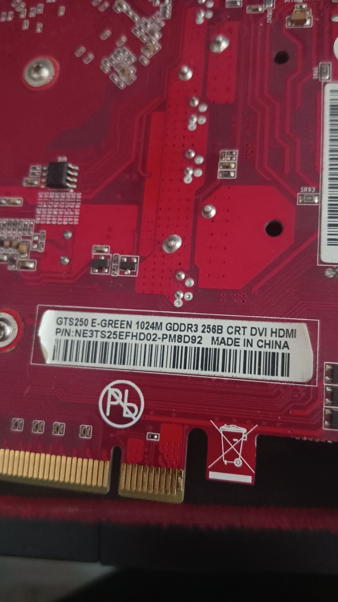 Karta graficzna GTS250 1GB GDDR3
