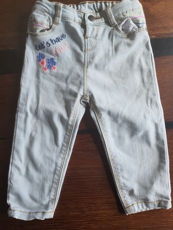 Miękkie jeansy 86