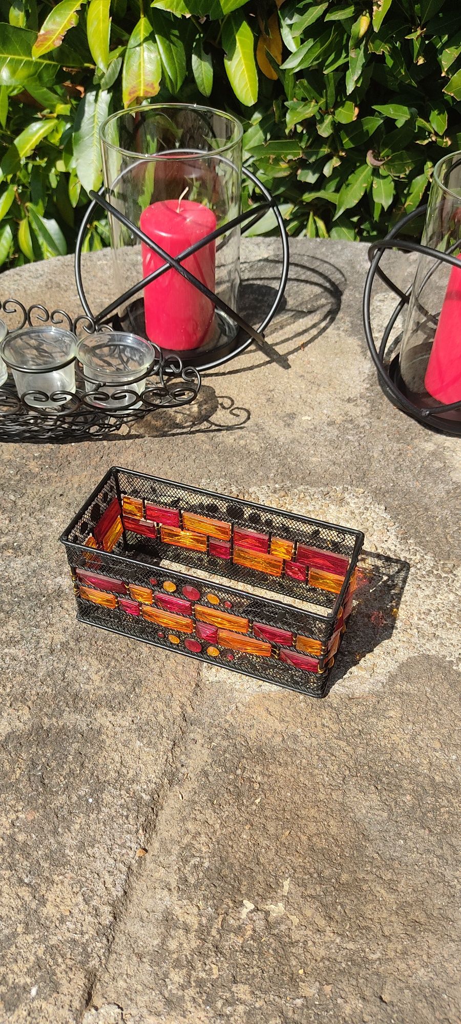 peças decorativas porta velas