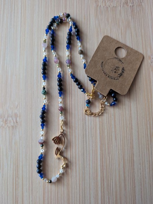 Naszyjnik z kamieniem noc kairu