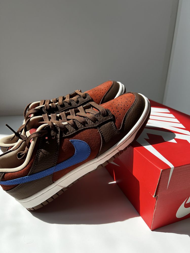 Nike Dunk Low Retro Prm Cacao Wow/Comet Blue нові, оригінал