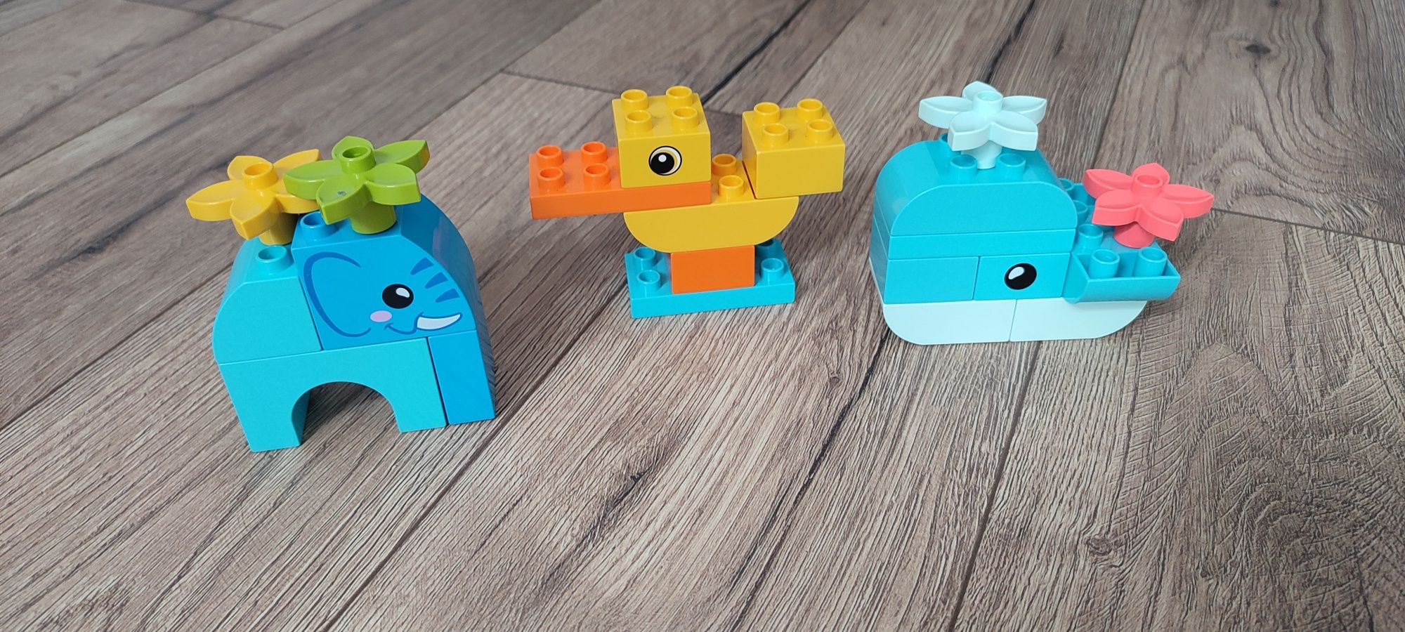 LEGO Duplo słoń kaczka wieloryb