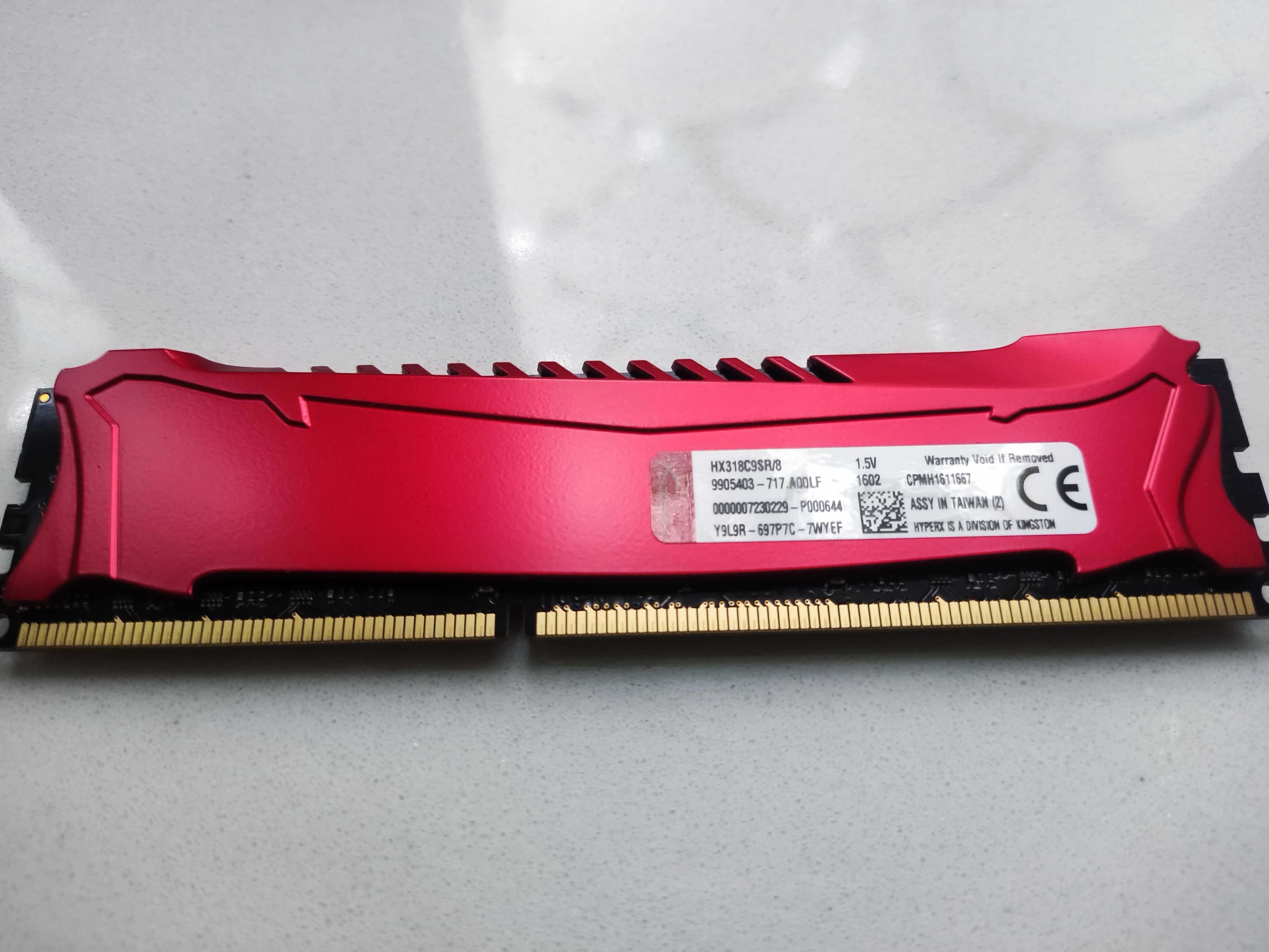 Kość pamięć RAM Kingston HyperX Savage DDR3 8GB CL9 1866 HX318C9SR/8