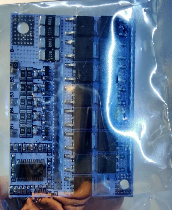 BMS белая  4S (3S 5S) LiFePo4 100A BM3451 c балансировкой батареи