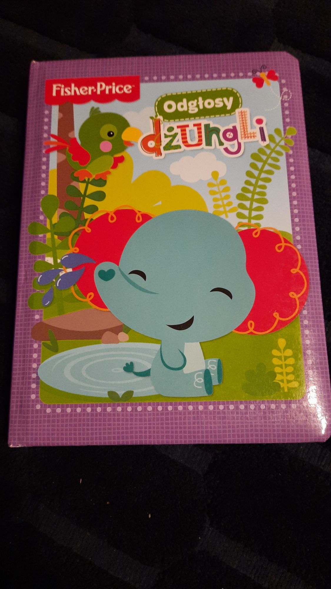 Fisher price odgłosy dżungli książeczka 1+