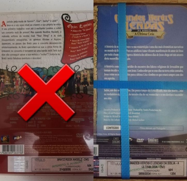 DVD'S filmes infantis