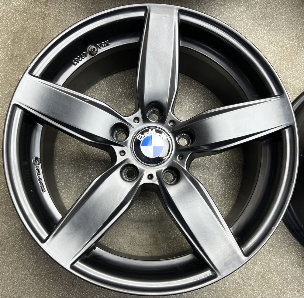 Диски r17 5 120 et30 J8 титани BMW f30 f10 f01 e60 бмв чорні