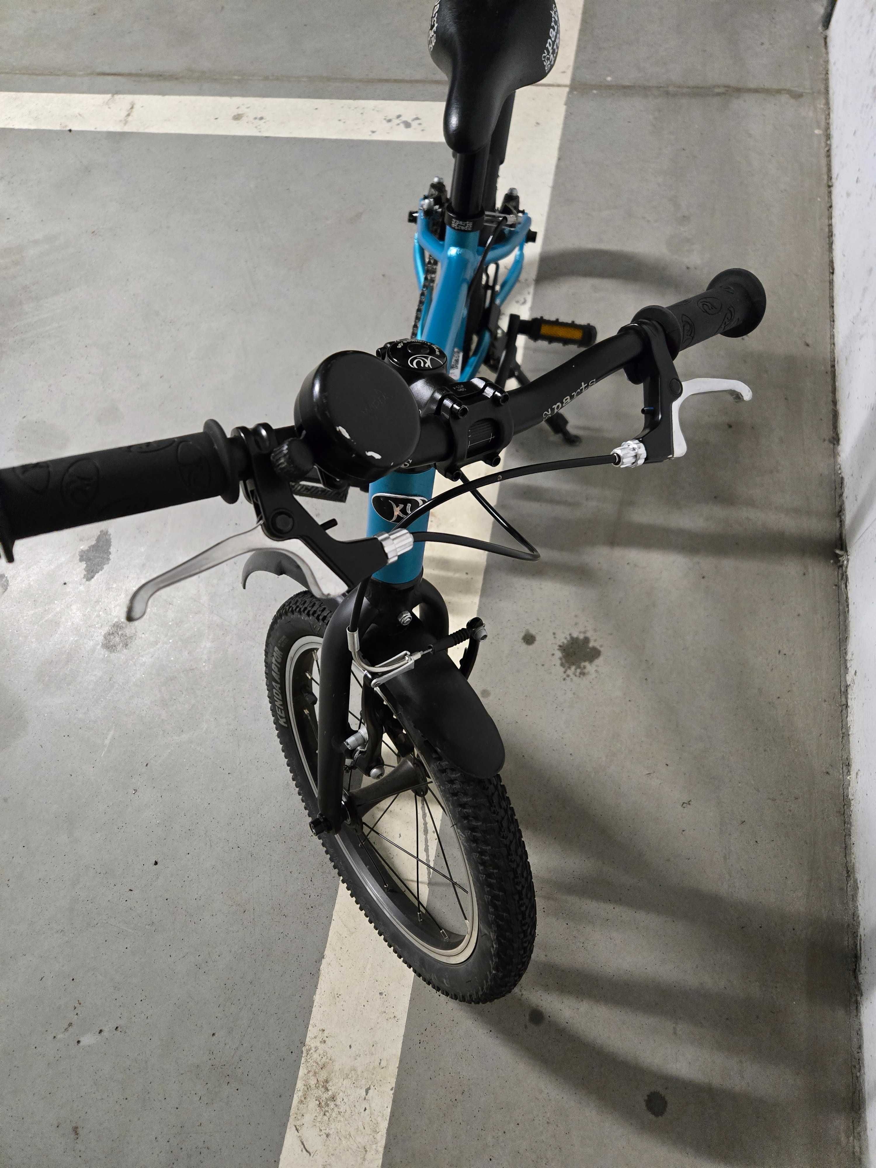 Rower KUBIKES 16L z błotnikami i stopką