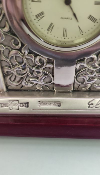 Итальянские настольные часы Linea Argenti