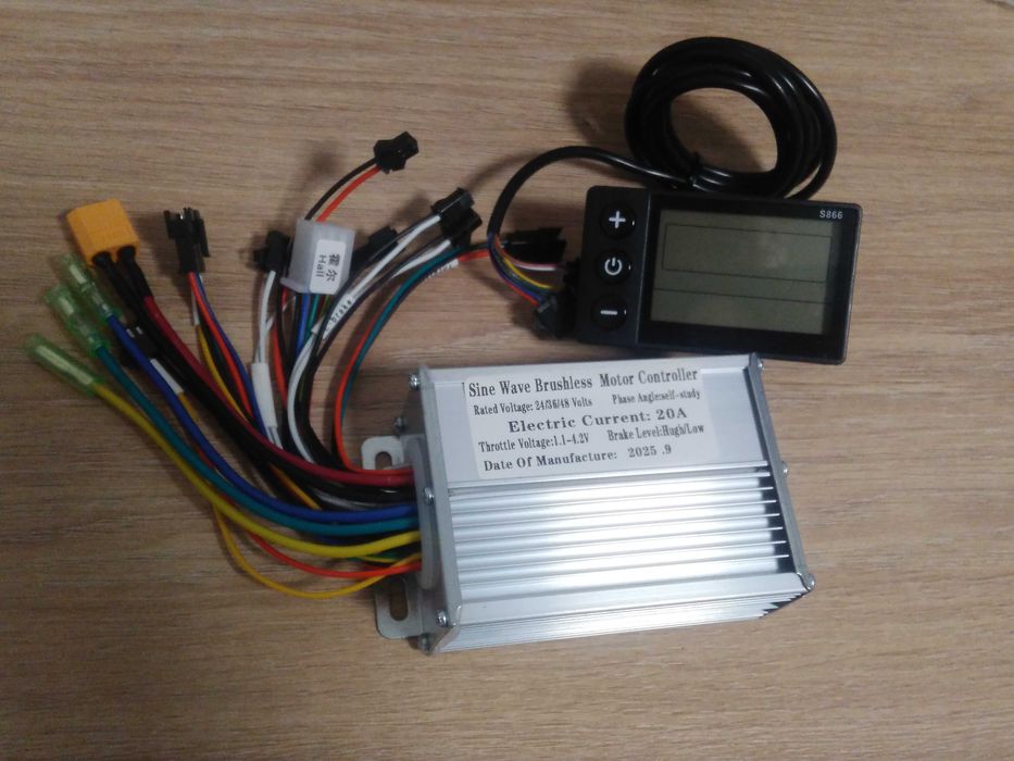 Wyświetlacz 866 sterownik 24/36/48v 20A 500 W do roweru elektrycznego