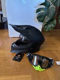 Kask/gogle enduro Cross Quad