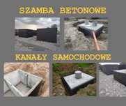 Zbiornik Betonowy Wodoszczelny Szambo betonowe Kanał samochodowy