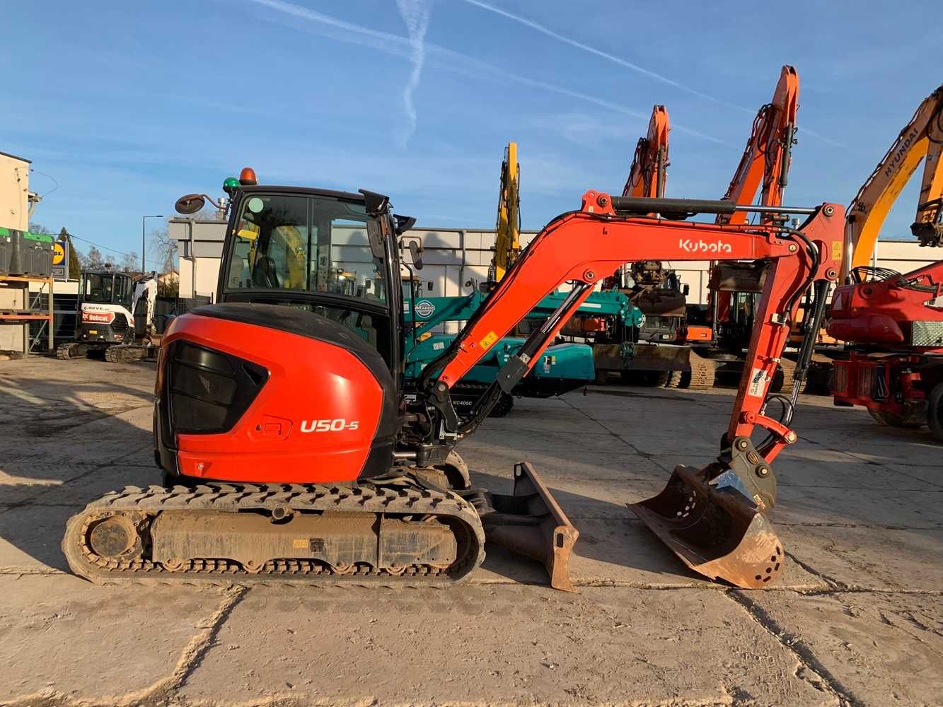 Kubota U50-5 minikoparka 5 ton 3 łyżki 700 mtg U 50 (U48 U55) 189000