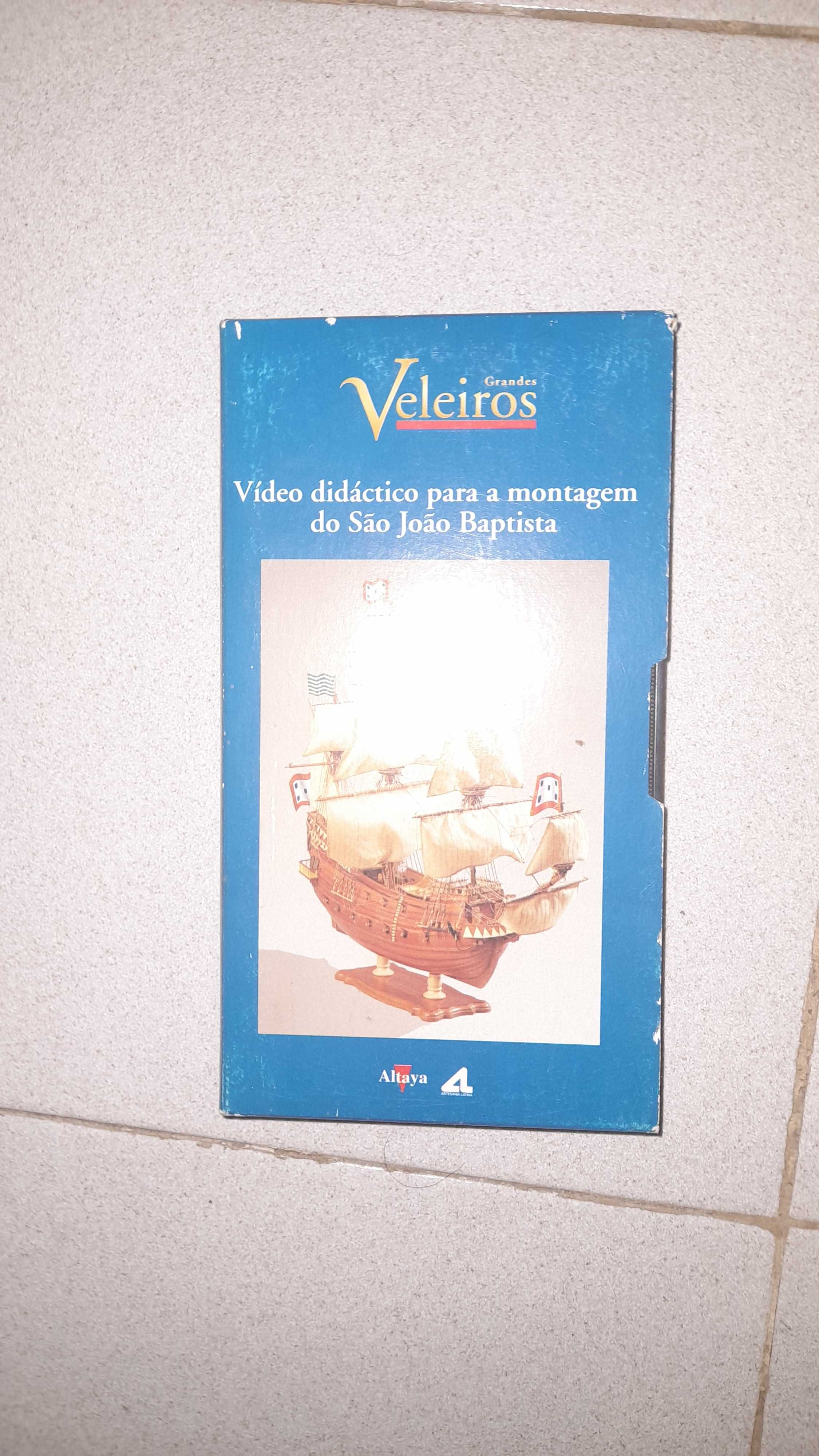 Cassete VHS Montagem Veleiro Sao Joao Batista Altaya
