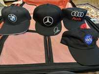 Кепки Mercedes, Audi, BMW, Nasa, кепки з сіточою